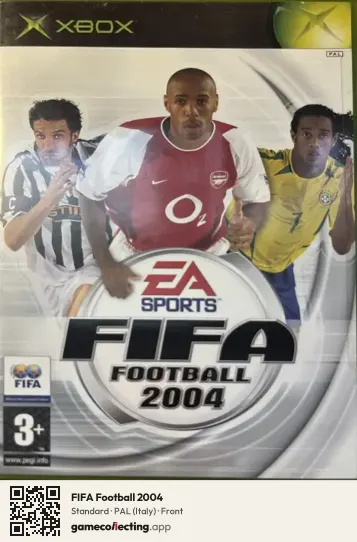 FIFA Football 2004 Xbox, Italy box front