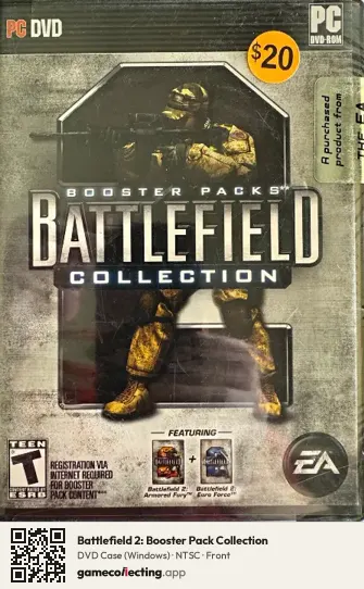 Battlefield 2: Booster Pack Collection Computer, NTSC box front