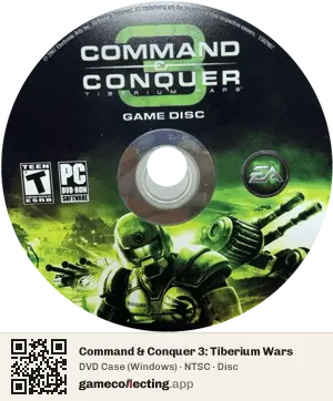 Command & Conquer 3: Tiberium Wars Computer, NTSC disc