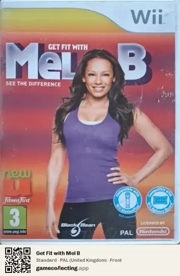 Get Fit with Mel B Nintendo Wii, United Kingdom box front