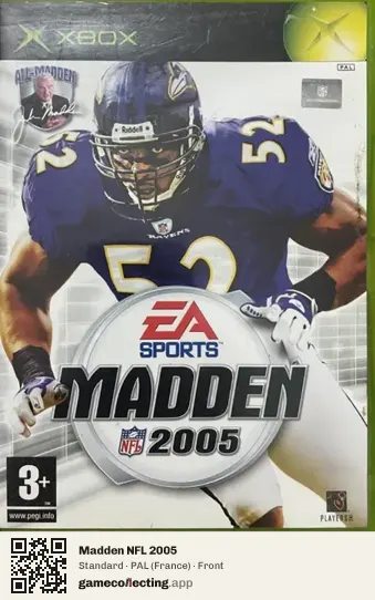 Madden NFL 2005 Xbox, France box front