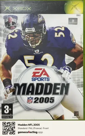 Madden NFL 2005 Xbox, France box front