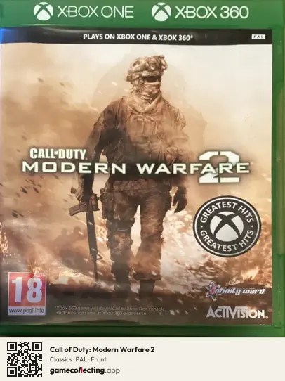 Call of Duty: Modern Warfare 2 Xbox 360, PAL box front