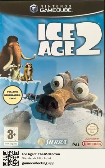 Ice Age 2: The Meltdown Nintendo GameCube, PAL box front