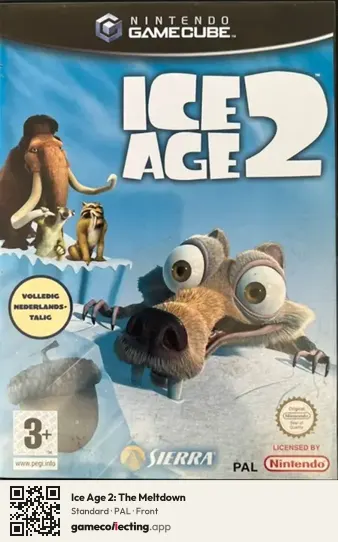 Ice Age 2: The Meltdown Nintendo GameCube, PAL box front
