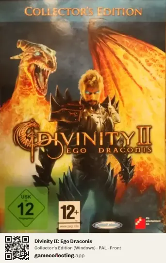 Divinity II: Ego Draconis Computer, PAL box front