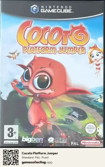 Cocoto Platform Jumper Nintendo GameCube, PAL box front