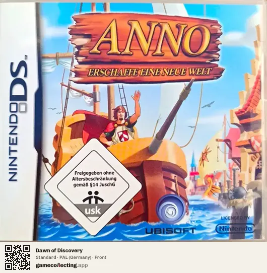 Dawn of Discovery Nintendo DS, Germany box front