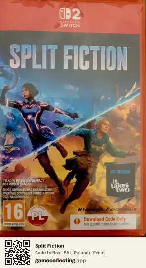 Split Fiction Nintendo Switch 2, Poland box front