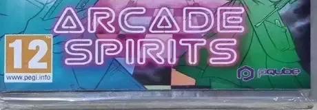 Arcade Spirits, the PEGI square on its front
