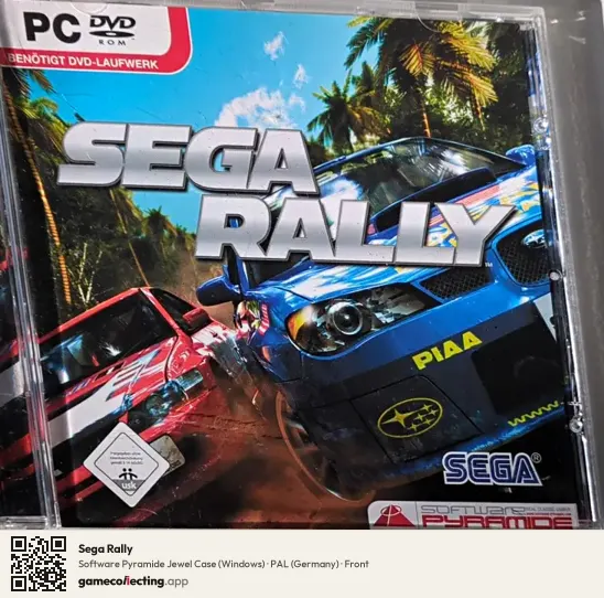 Sega Rally Computer, Germany box front