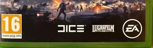 Star Wars Battlefront II, the PEGI square on its front