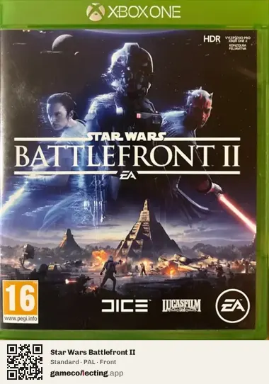 Star Wars Battlefront II Xbox One, PAL box front