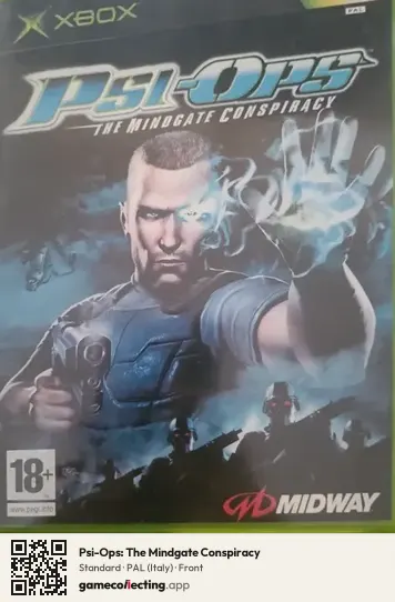 Psi-Ops: The Mindgate Conspiracy Xbox, Italy box front