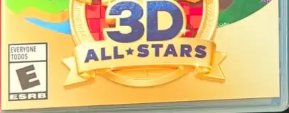 Super Mario 3D All-Stars, the ESRB box on its front