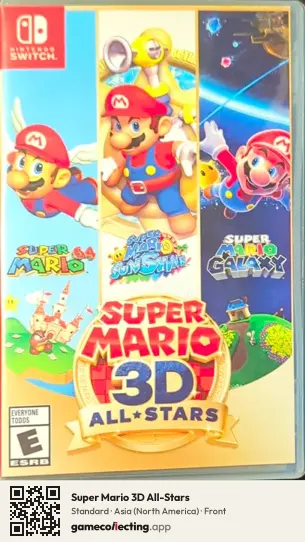 Super Mario 3D All-Stars Nintendo Switch, North America box front