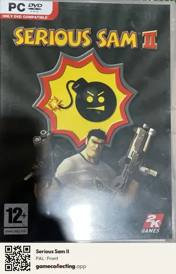Serious Sam II Computer, PAL box front
