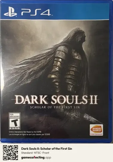 Dark Souls II: Scholar of the First Sin PlayStation 4, NTSC box front