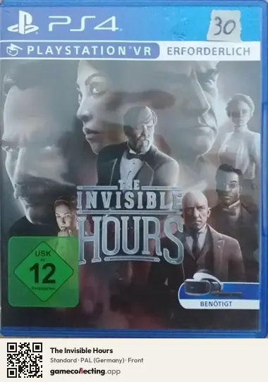 The Invisible Hours PlayStation 4, Germany box front