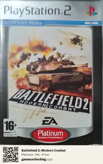 Battlefield 2: Modern Combat PlayStation 2, PAL box front