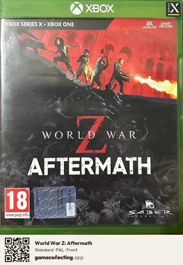 World War Z: Aftermath Xbox Series X, PAL box front