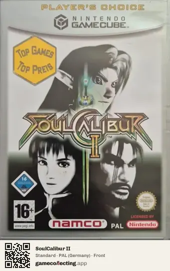 SoulCalibur II Nintendo GameCube, Germany box front