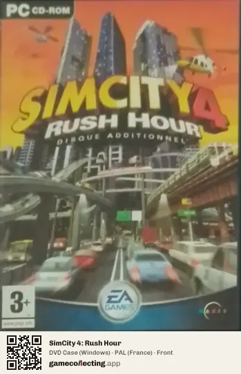 SimCity 4: Rush Hour Computer, France box front