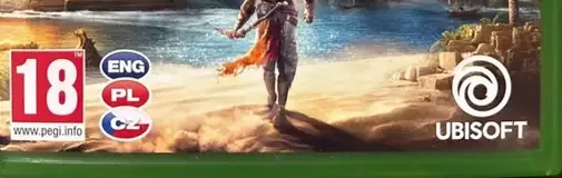 Assassin's Creed: Origins, the PEGI square on its front