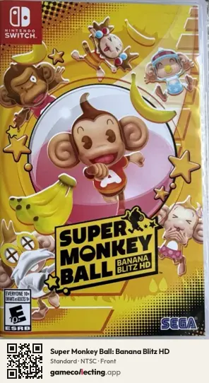 Super Monkey Ball: Banana Blitz HD Nintendo Switch, NTSC box front
