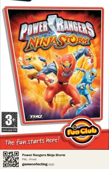 Power Rangers Ninja Storm Computer, PAL box front