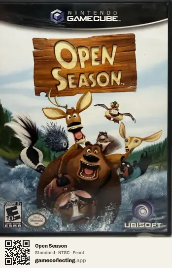 Open Season Nintendo GameCube, NTSC box front
