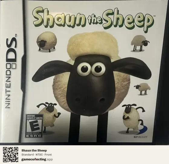 Shaun the Sheep Nintendo DS, NTSC box front
