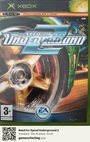 Need for Speed Underground 2 Xbox, France box front
