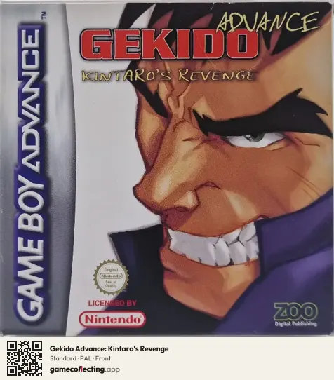 Gekido Advance: Kintaro's Revenge Game Boy Advance, PAL box front