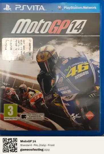 MotoGP 14 PlayStation Vita, Italy box front