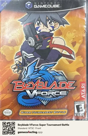 Beyblade VForce: Super Tournament Battle Nintendo GameCube, NTSC box front