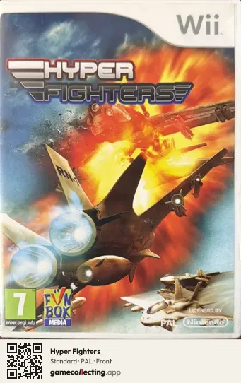Hyper Fighters Nintendo Wii, PAL box front