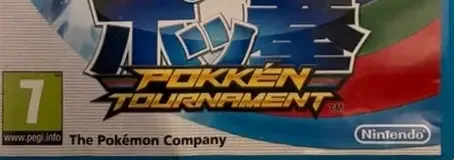 Pokkén Tournament, the PEGI square on its front
