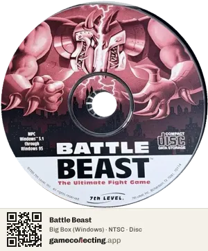 Battle Beast Computer, NTSC disc