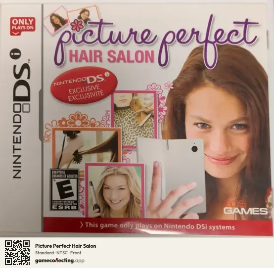 Picture Perfect Hair Salon Nintendo DS, NTSC box front