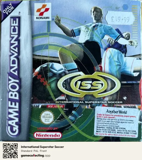 International Superstar Soccer Game Boy Advance, PAL box front