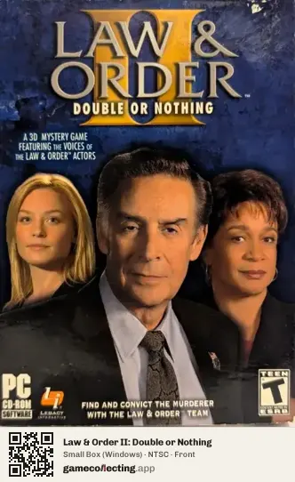 Law & Order II: Double or Nothing Computer, NTSC box front