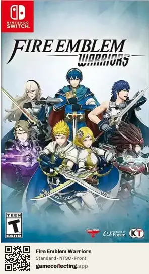 Fire Emblem Warriors Nintendo Switch, NTSC box front