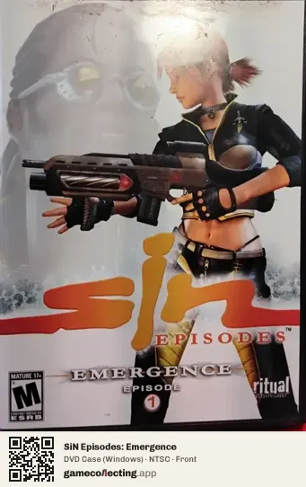 SiN Episodes: Emergence Computer, NTSC box front