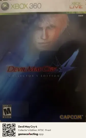 Devil May Cry 4 Xbox 360, NTSC box front
