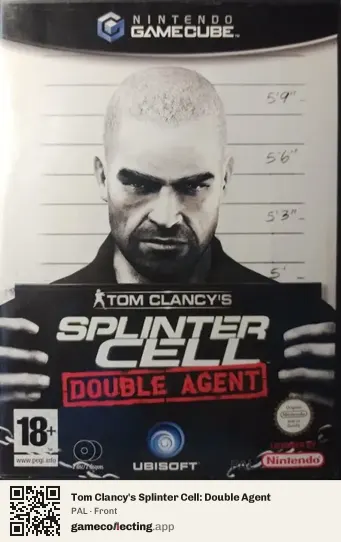 Tom Clancy's Splinter Cell: Double Agent Nintendo GameCube, PAL box front