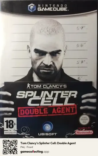 Tom Clancy's Splinter Cell: Double Agent Nintendo GameCube, PAL box front