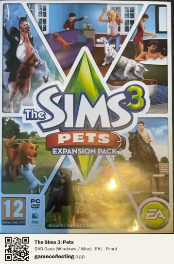 The Sims 3: Pets Computer, PAL box front
