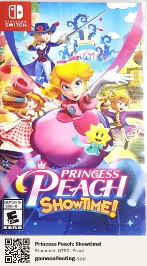 Princess Peach: Showtime! Nintendo Switch, NTSC box front
