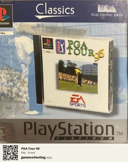 PGA Tour 96 PlayStation, PAL box front